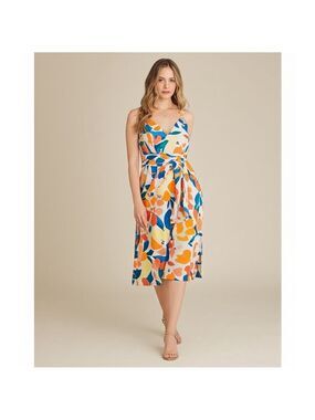Vince Camuto Floral Midi Dress Size 2 (32-33” Bust) NWT